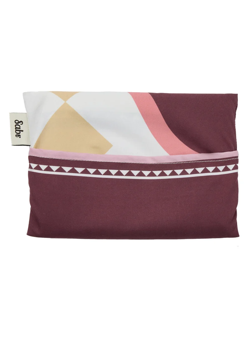 Sabr 'Lahore' Pocket Prayer Mat (burgundy)