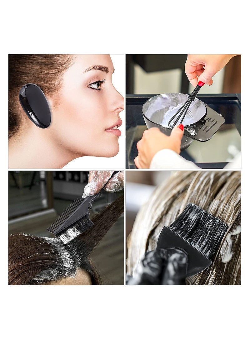 ORiTi 5-Piece Black Hair Dye Set Kit Hairdressing Brushes Bowl Combo Salon - Image 3