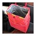 Fekey&JF FekeyJF Hanging Car Trash Can with Storage Pockets Waterproof Leakproof Oxford Auto Garbage Bag MultiUse Organizer for Outdoor Traveling Foldable Trash Bin for Truck SUV Home Office Red - Image 2