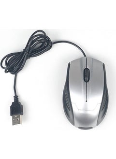 Wozlo WZ-3012 Wired USB Optical Mouse 1600 Dpi Optic Mouse - Gray  - Image 1