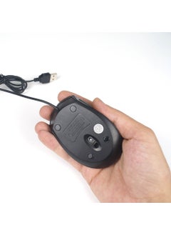 Wozlo WZ-3012 Wired USB Optical Mouse 1600 Dpi Optic Mouse - Gray  - Image 2