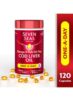 Seven Seas Pure Cod Liver Oil 120 Capsules  - Image 2