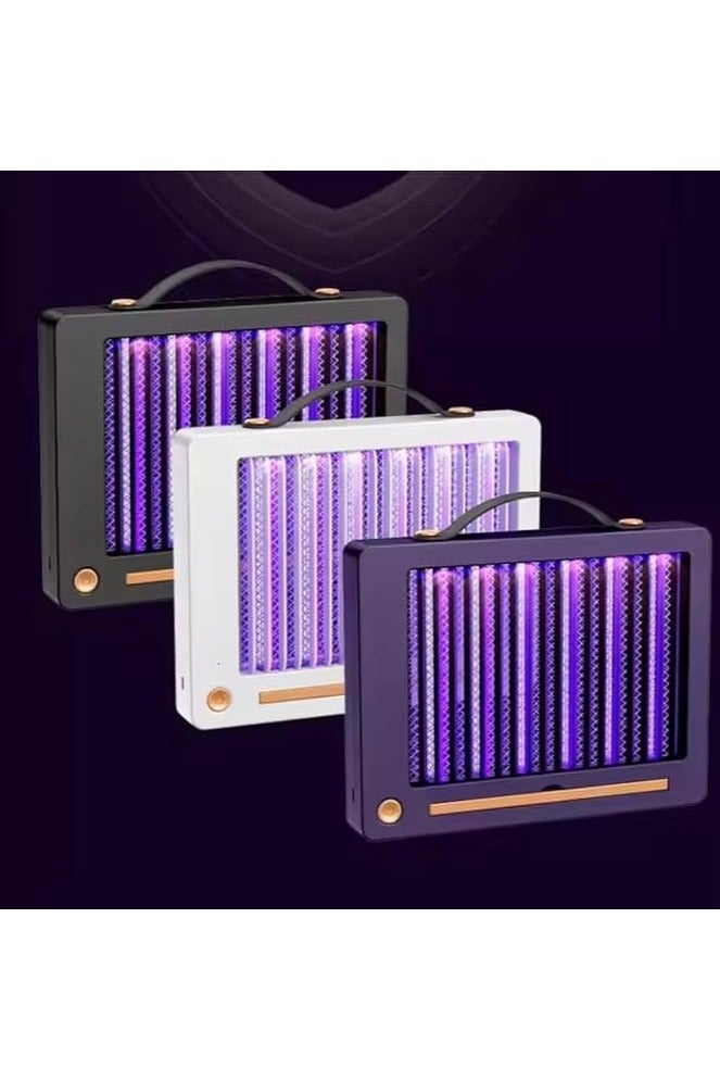 Bug Zapper & Mosquito Killer – Powerful Electronic Insect Trap with UV Light, Easy-to-Clean Removable Tray – Effective Fly, Mosquito & Insect Control for Home, Kitchen, Office (White) - Image 2