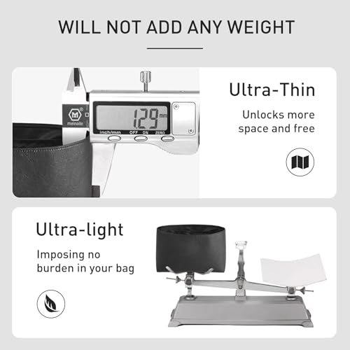 OAikor Purse Organizer Insert for CHANEL 22 Mini Handbag, Premium DopontPaper Bag Organizer Lightweight Water Resistant Purse Insert Divider Shaper for Tote Handbags, Mini/Black - Image 5
