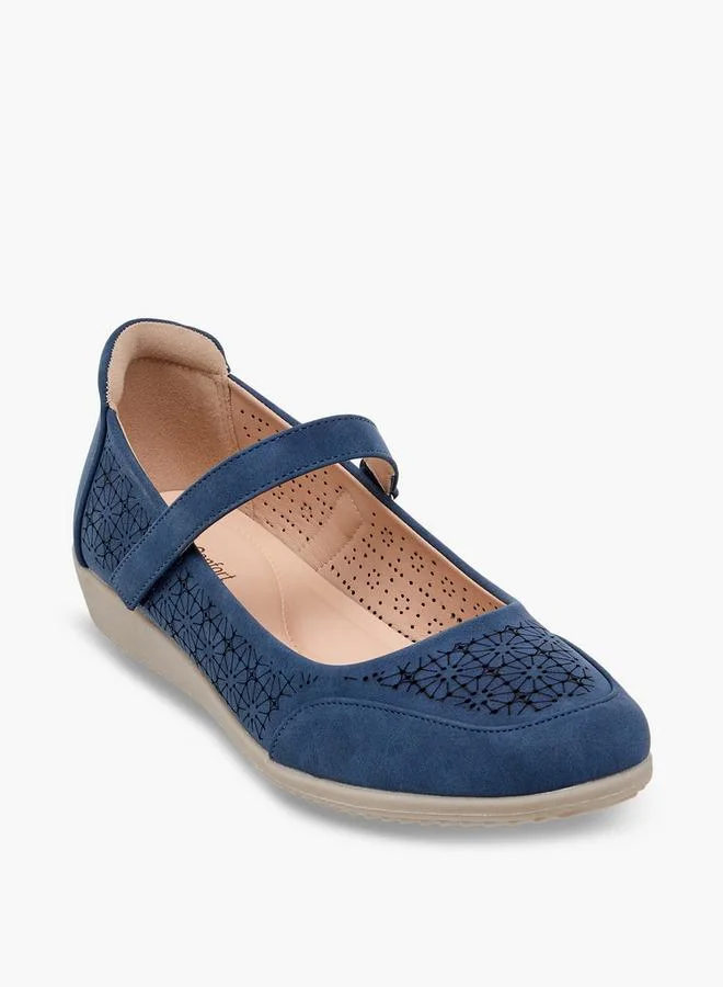 Le Confort Women Laser Cut Mary Jane Shoes