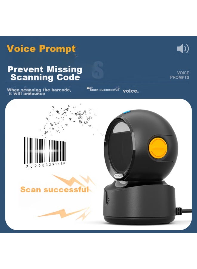 Nteumm Qr Code Scanner For Inventory Management, Supermarket Cashier Scanner, Electronic Medical Insurance And Pharmaceutical Traceability Payment Scanner Box Platform Scanner Stand A5 - Image 2