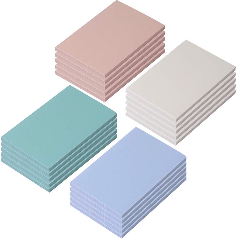 ZOENHOU 20 PCS 4 x 6 Inches Rubber Stamp Carving Blocks Creative Soft Colorful Carving Tools for Rubber Stamps Engraving Crafts Supplies Multicolor