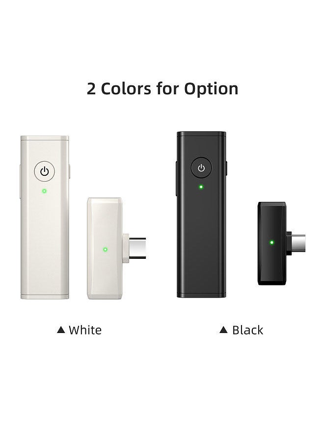 Generic - Mini Wireless Lavalier 2.4G Microphone 360° Omnidirectional Lapel Mic Noise Reduction  Compatible with Type-C Android Smartphone Tablet Real-time Audio Monitor - Image 1