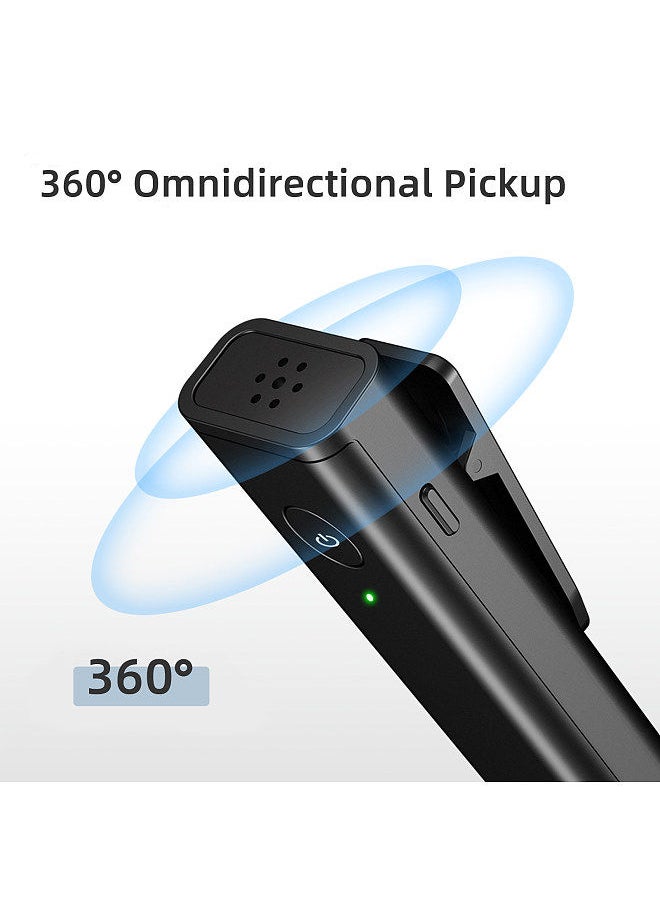 Generic - Mini Wireless Lavalier 2.4G Microphone 360° Omnidirectional Lapel Mic Noise Reduction  Compatible with Type-C Android Smartphone Tablet Real-time Audio Monitor - Image 1
