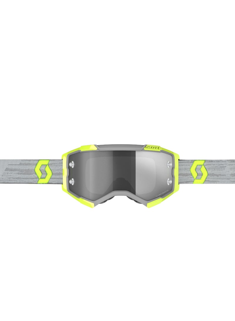 Scott Scott Fury LS grey/yellow Motocross Goggles grey/neon yellow light sensitive - Image 2