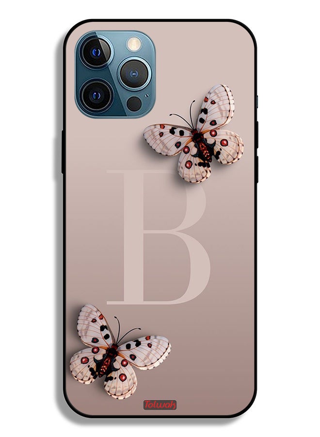 Tolwak Apple iPhone 12 Pro Max Protective Case B Butterflies - Image 2