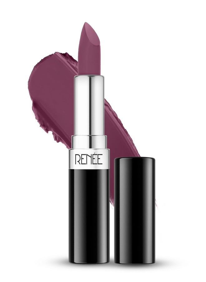 RENEE Stunner Matte Lipstick - Lotus Lady 4gm - Intense Color Pay Off, Full Coverage Long Lasting Weightless Velvety Formula With One Swipe Application - Enriched With Vitamin E & Hyaluronic Acid - Image 1
