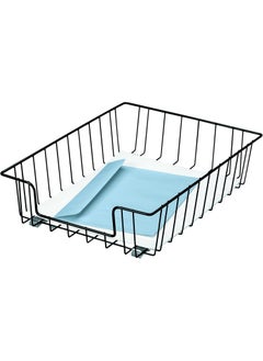 Fellowes Fellowes Workstation 3" Letter Desk Tray Organizer, Wire, Black (60112)  - Image 1