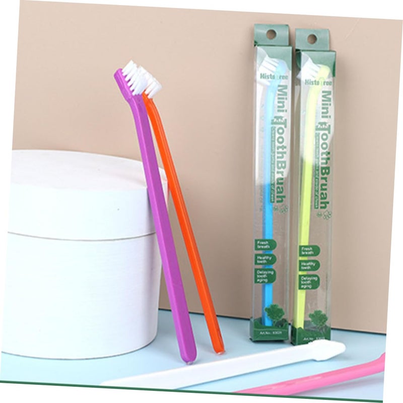 6Pcs Pet Toothbrush Set for Dogs and Cats Multiple Colors Oral Cleaning Tool to Prevent Bad Breath - Image 5