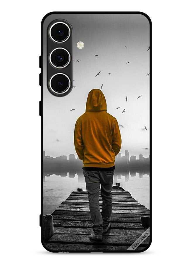 Covernex Samsung Galaxy M56 5G Protective Case Cover Sad Boy Walking - Image 1