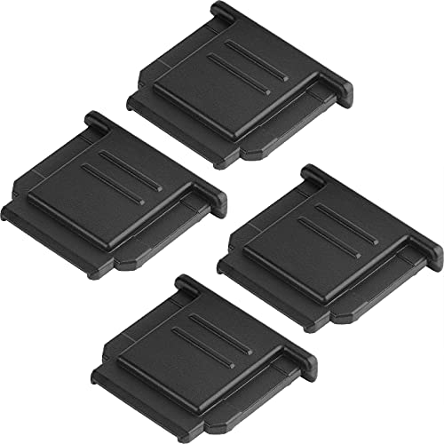 ChromLives Camera Hot Shoe Cover Compatible with Sony A6000 A6100 A6300 A6400 A6500 A6600 A1 A9II A7SIII A7RIV A7RIII A7III RX10III RX10IV RX1RI,ChromLives Shoe Cover Protector Cap Compatible with Sony,4 Pack - Image 1