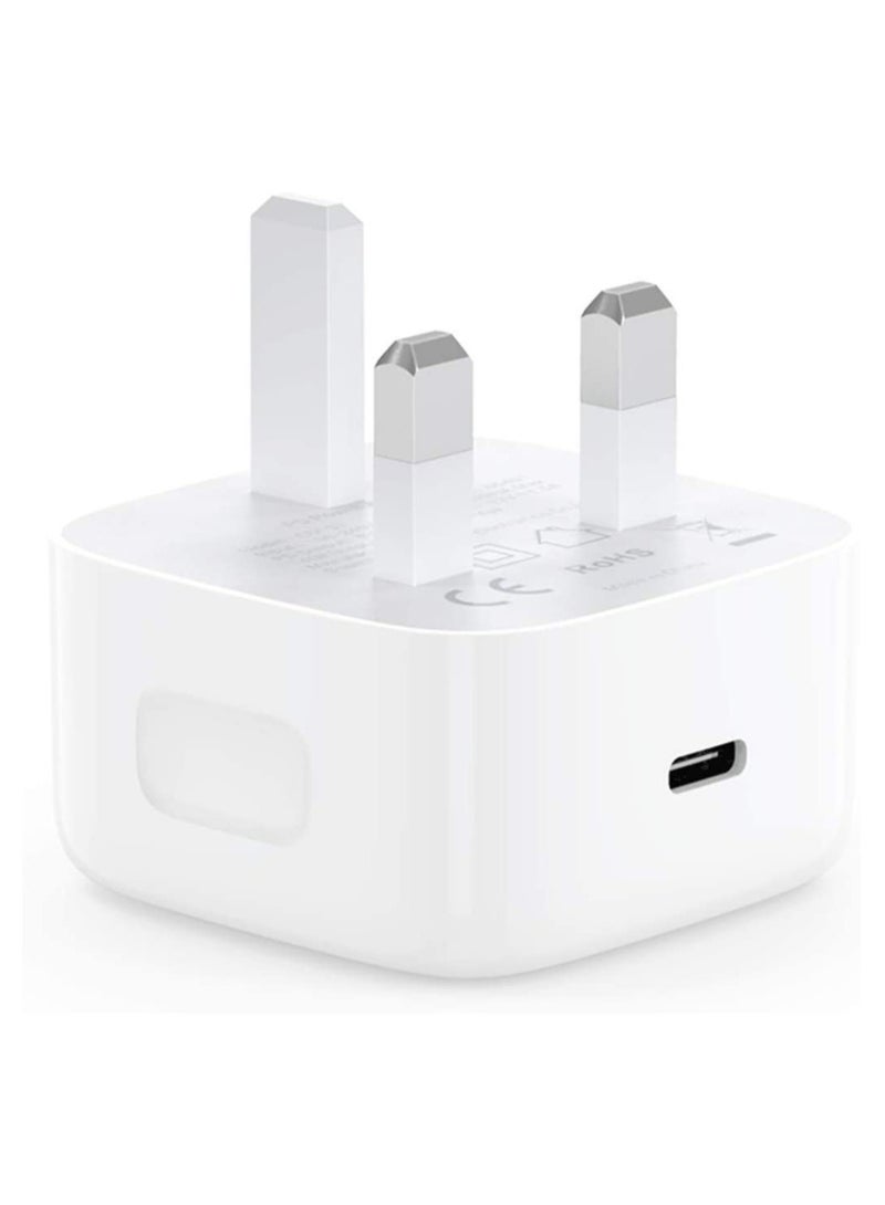 ELTRAZONE 20W PD USB C Plug Charger, Dual Port Wall Plug Charging, with for i Phone 14pro, 13 Pro i Pad, i Phone 12/12 Mini/12 Pro/Max/11/XR/X, Pixel - Image 1