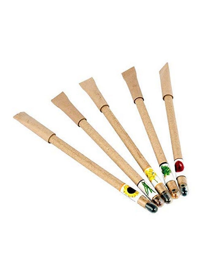 bioQ Box Of 25 Plantable Seed Pens|Eco Friendly Box For Offices|Recycled Paper Bulk Packaging|Grow Plants From Pens|100% Bio-Degradable Pen Body,Blue - Image 4