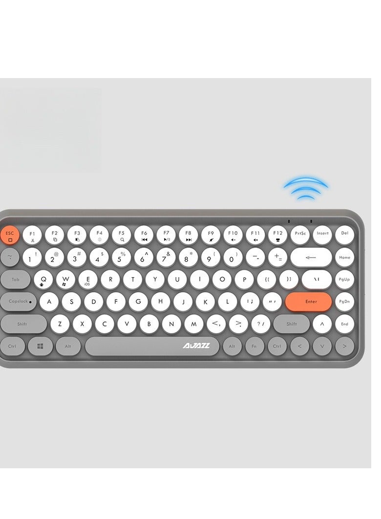 Ajazz Bluetooth Keyboard - Tablet Laptop Home Office - Punk 84 Key Phone Keyboard  - Image 1
