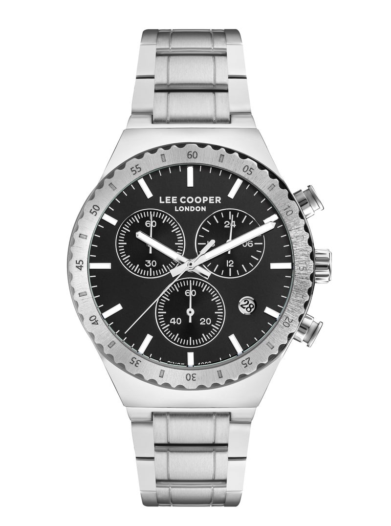 LEE COOPER Men’s Multi Function Black Dial Watch – LC07853.350 - Image 1