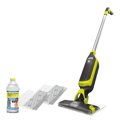 Shark VACMOP Cordless Hard Floor Vacuum Mop Includes 2 Disposable VACMOP Pads and a 12oz VACMOP Solution, Charcoal Gray, VM180 - Image 1