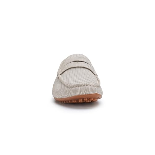 Ferro Aldo Dave Men's Classic Driving Loafer | Casual Slip-on Moccasin in Breathable Canvas Fabric | MFA19733 | in Clay Beige, Size 9.5 - Image 3