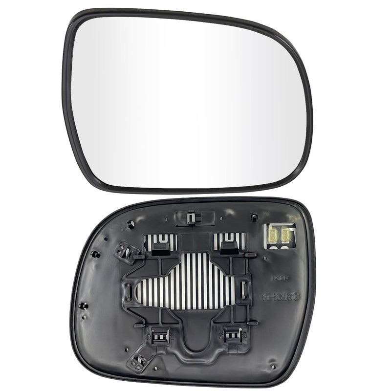 Rx330 Passenger Side Mirror Compatible with 20042006 Lexus RX330 20072009 Lexus RX350 20062009 Lexus RX400h Heated Right Side Mirror Glass with Rear Holder