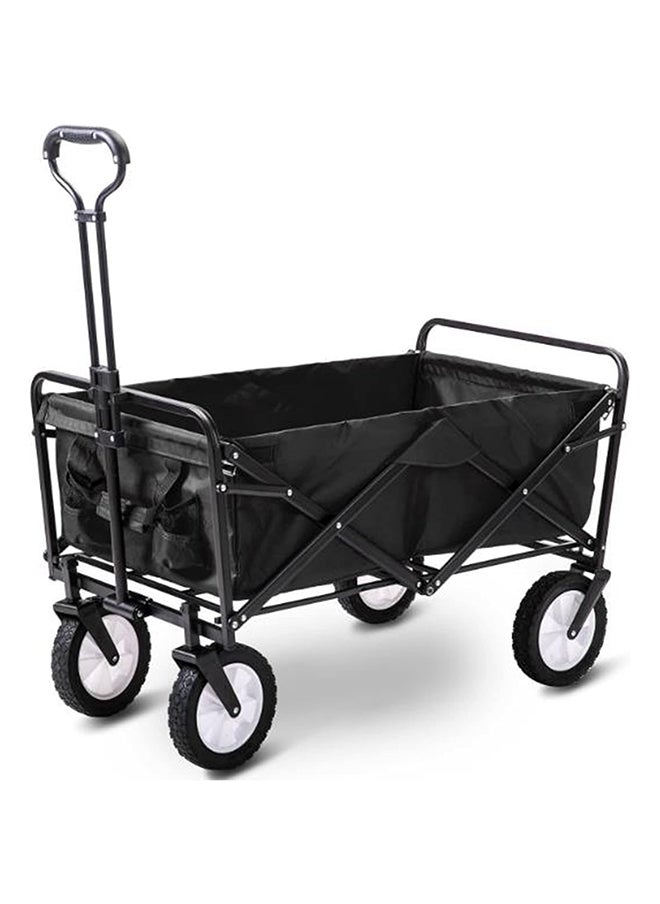 SKY-TOUCH SKY-TOUCH Garden Cart Folding Trolley Cart Outdoor Wagon Collapsible with Removable Fabric Festival Garden Camping Picnic Cart Portable Transport Trailer  - Image 1