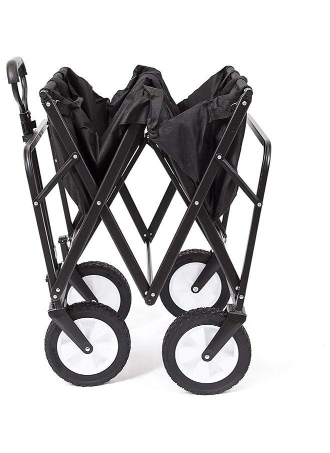 SKY-TOUCH SKY-TOUCH Garden Cart Folding Trolley Cart Outdoor Wagon Collapsible with Removable Fabric Festival Garden Camping Picnic Cart Portable Transport Trailer  - Image 4