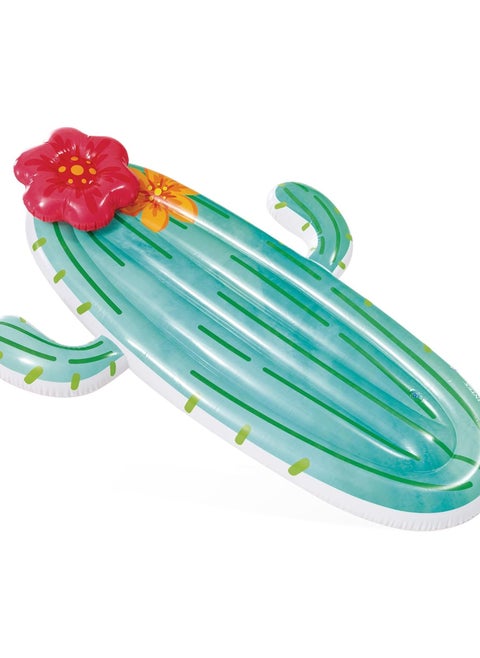 Cactus shaped float, size when inflated: 1.80m x 1.30m x 28cm