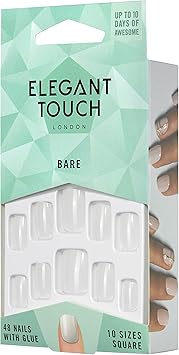 Elegant Touch Bare Nails Square Pack of 2 - Image 2