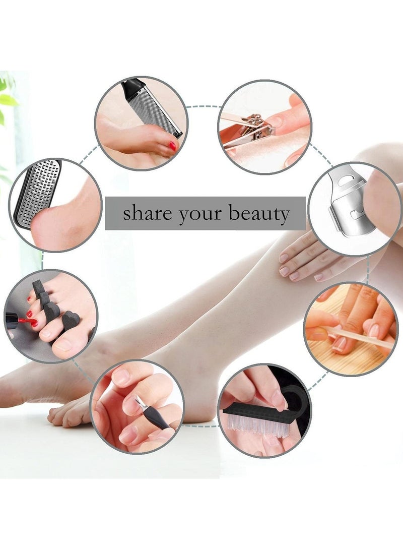 Prime by javaudan Electric Callus Remover for Feet with Rechargeable Waterproof 22 in 1 Professional Pedicure Kit Foot Care Tools Wet & Dry Foot File For Dead Skin&Cracked Heel or Rough Hand With 3 Roller Heads 2 Speed  - Image 5
