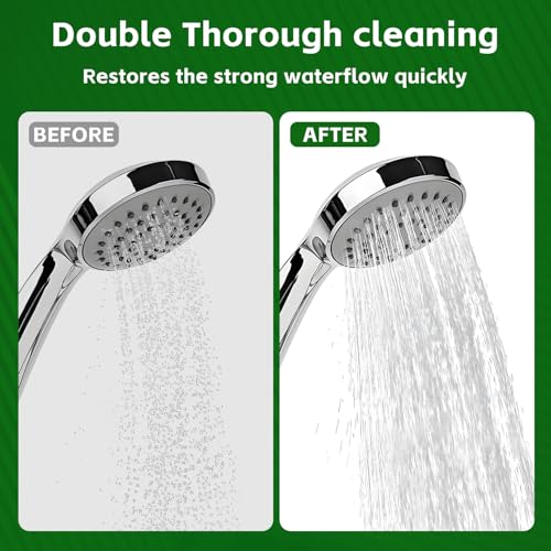uadbau Shower Head Cleaner Tool Set, Multi-Size Shower Head Cleaning Brush for Small Hole Anti-Clogging Nozzle with Storage Boxes, Picks Fitting Nozzle Unclogger for Household Bathroom (30 Pcs) - Image 3
