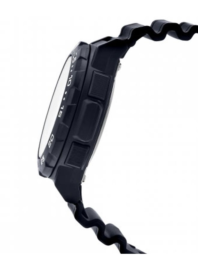 CASIO Men Diver Water Resistant Analog & Digital Watch AEQ-100W-1AVEF - 53 mm - Black - Image 3