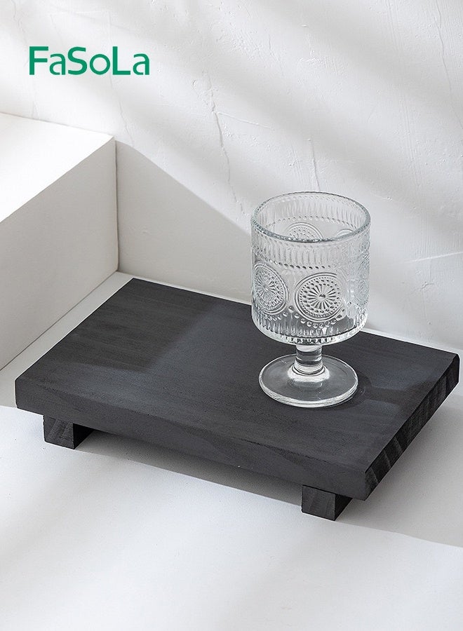 Fasola Bathroom Tray, Vanity Tray, Solid Wood Rectangular Decorative Storage Tray, Small Dressing Table Tray, Perfume Table Tray - Image 5