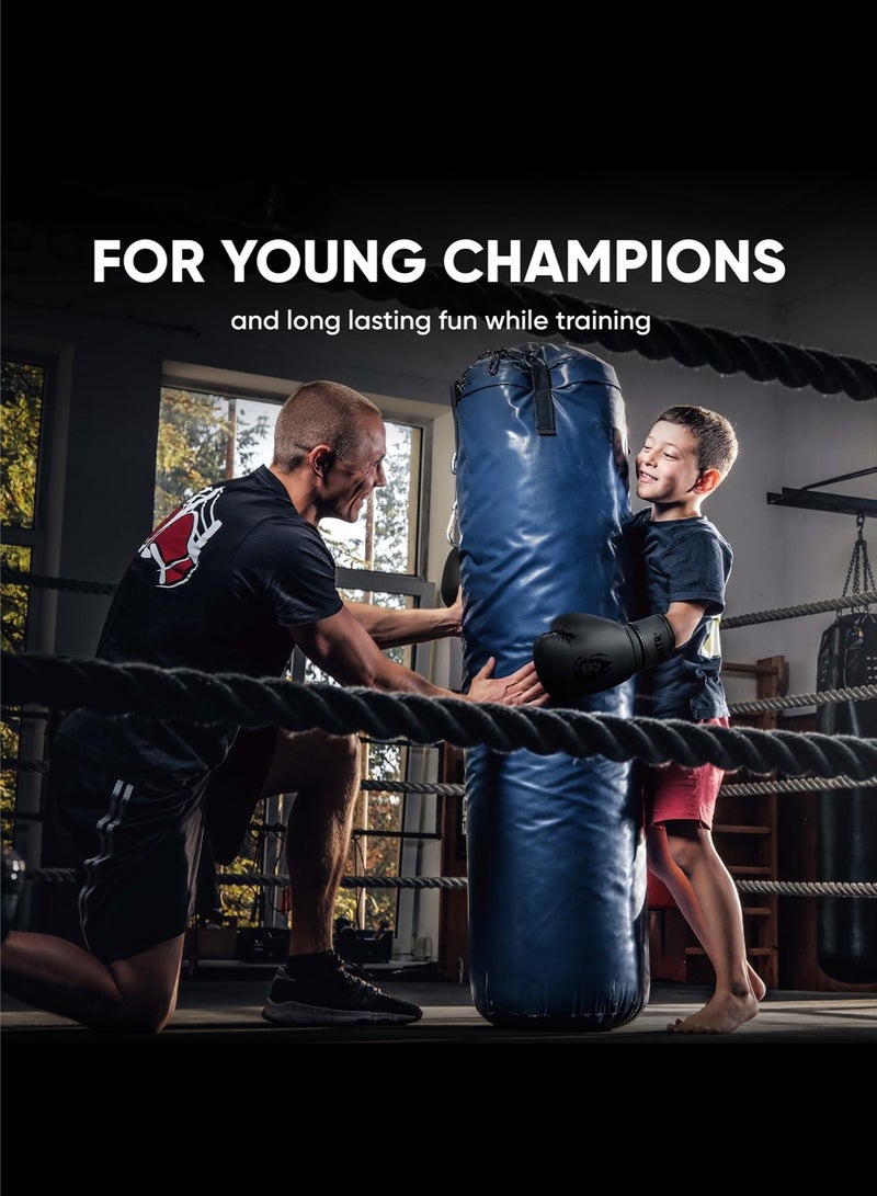 FIGHTR Kids Boxing Gloves And More Stability | Junior Boys And Girls | Boxing, MMA, Muay Thai, Kickboxing & Martial Arts 04 Oz | Incl. Carry Bag - Image 5