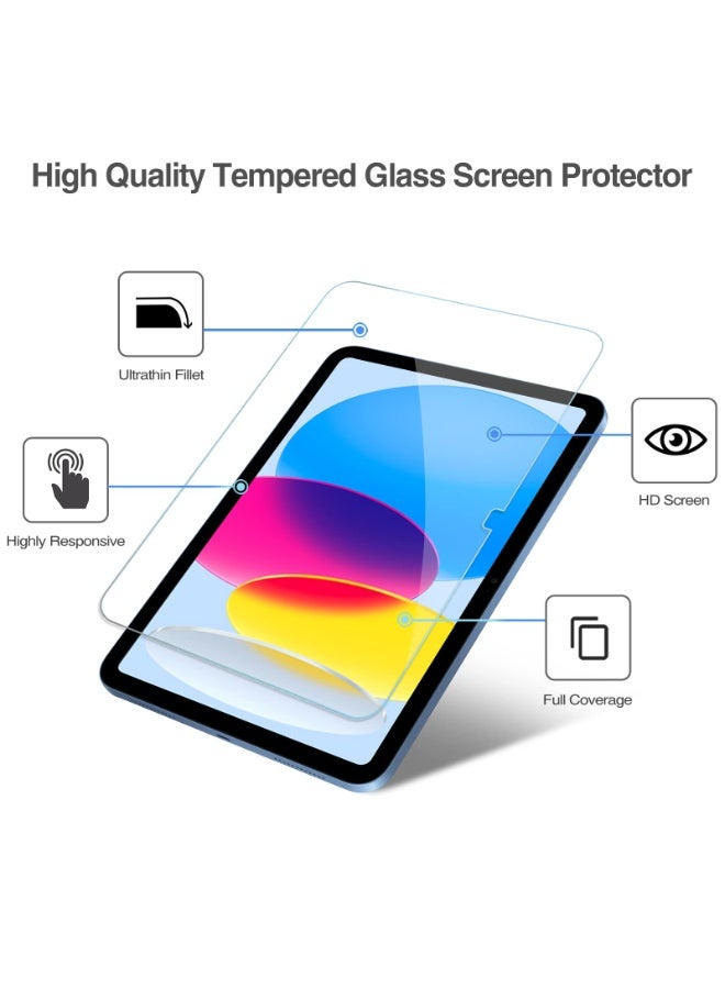 2 in 1 iPad 2025 (11th Generation) A16 11-inch Protection Pack - Ultra Clear Shockproof Case & Edge-to-Edge Screen Protector, 360 Degree Protection  - Image 2