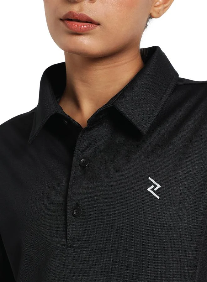 ZAECY Black Women's Polo T-shirt for Women | Best Price UAE