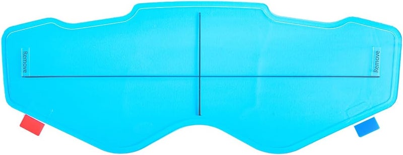 WeePro Anti-Fog Helmet Visor Film for Motorcycle Helmets Face Shield Compatible with ARAI XD4 Helmets Visor Insert Anti-fog,Clear Vision Fog Free Helmet Shield for Cold and Rainy Days 3.7" x 10.7" - Image 1