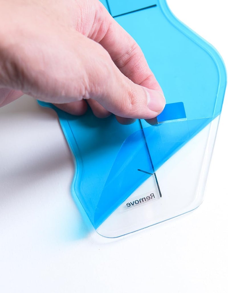 WeePro Anti-Fog Helmet Visor Film for Motorcycle Helmets Face Shield Compatible with ARAI XD4 Helmets Visor Insert Anti-fog,Clear Vision Fog Free Helmet Shield for Cold and Rainy Days 3.7" x 10.7" - Image 3