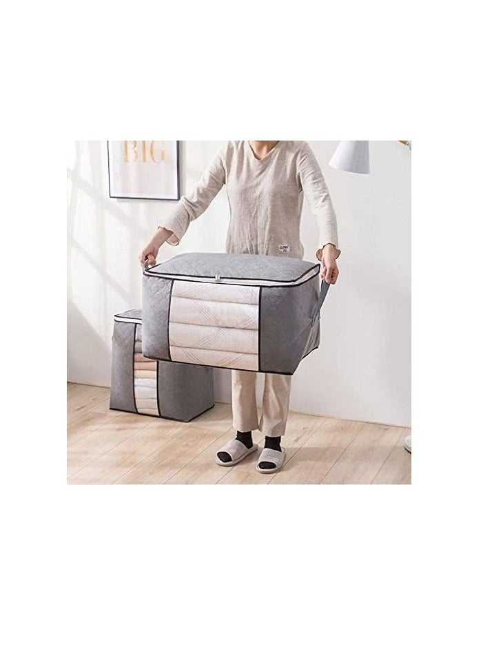 Large Capacity Clothes Storage Bag Organizer multicolor  - Image 4
