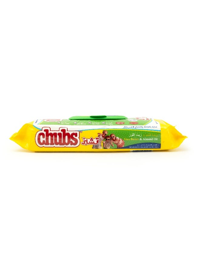 Chubs مناديل شيا واللوز المبللة من تشابز 20 قطعة عبوة عائلية من 12 - Image 3
