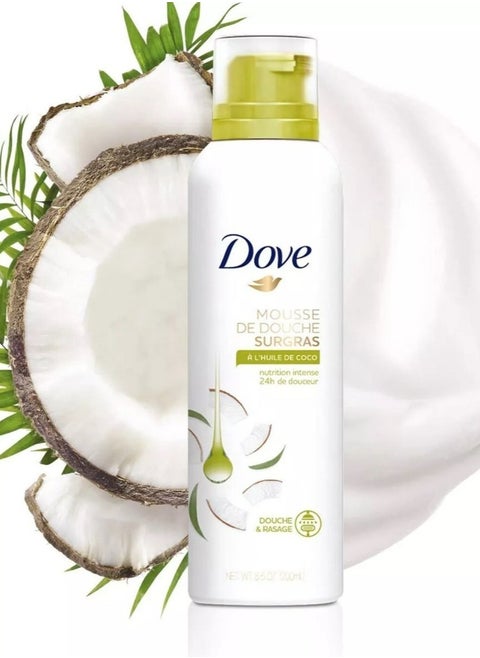 Shower Mousse With Coconut Oil Shower And Shave 24h Softness 200 ML