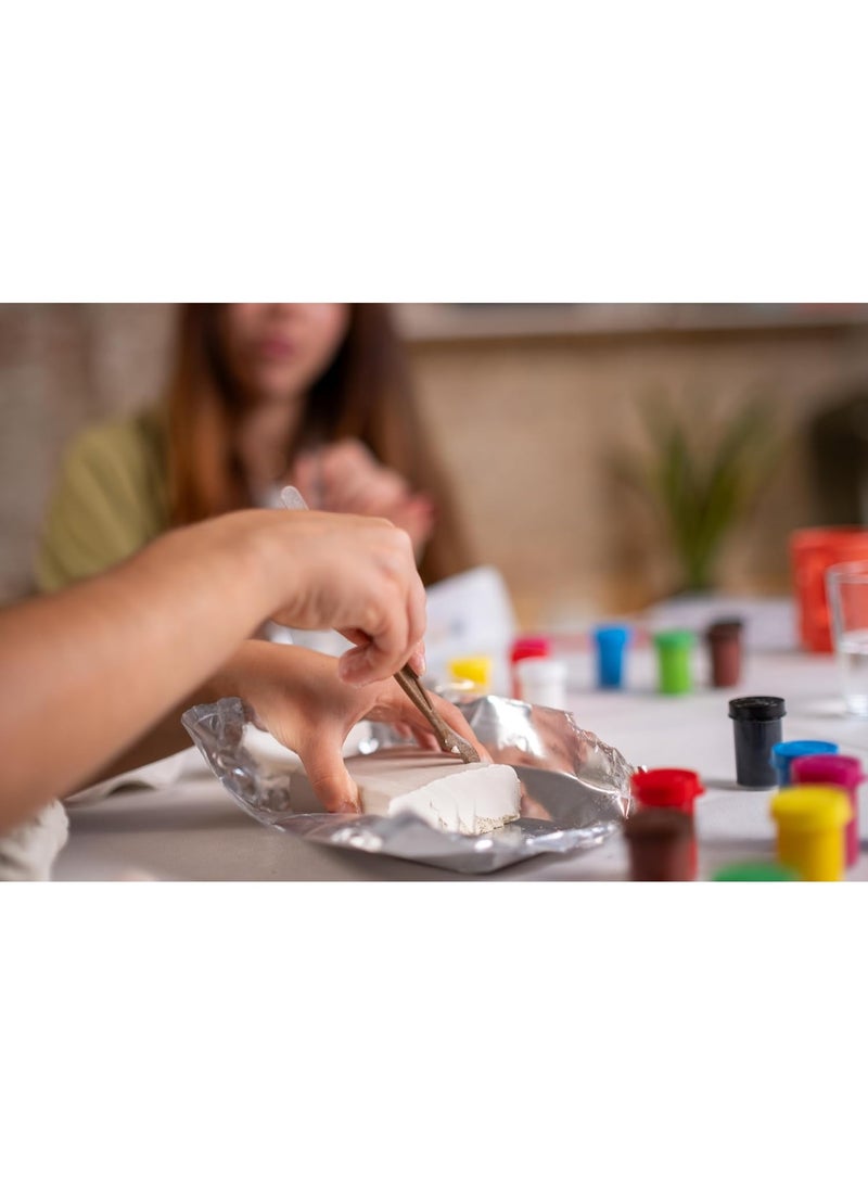 Jovi Air Hardening Modelling Clay, 500g, Pure White - Image 3