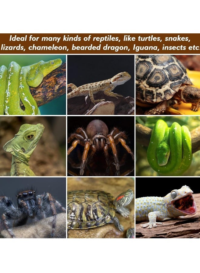 3 Rolls Reptile Carpet - 24 x 48 inches Natural Coconut Fiber Pet Mat, Tortoise Carpet Mat Coco Fiber Substrate Liner Pet Terrarium Liner for Lizard Turtle Gecko Bearded Dragon - Image 5