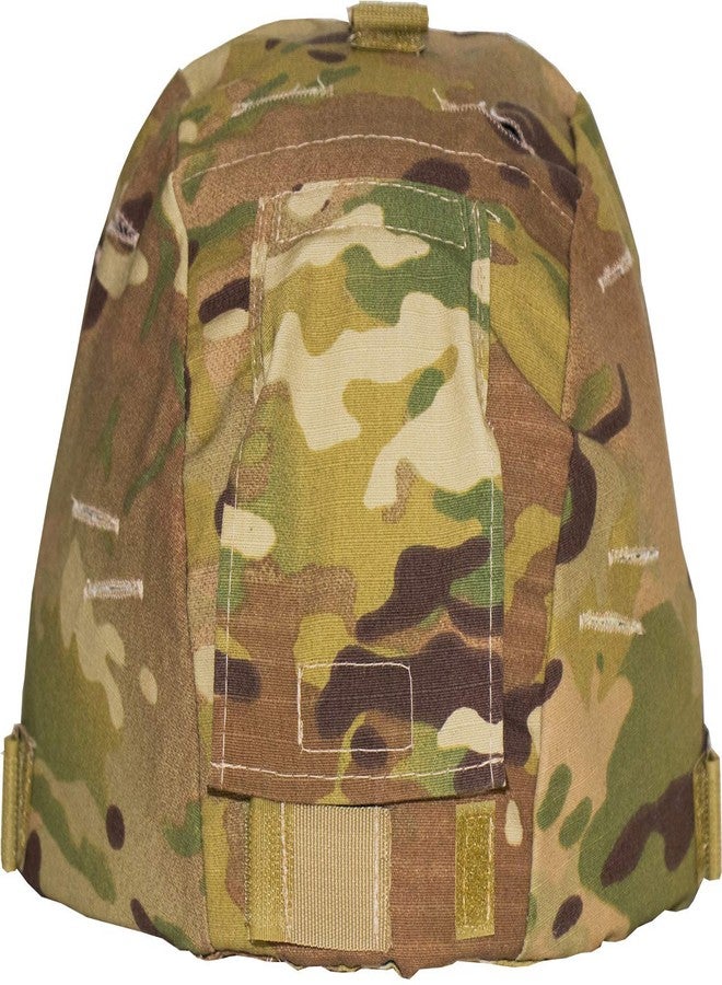 USGI Industries MICH/ACH Tactical Military Helmet Cover | Perfect for Paintball, Hunting, Shooting Gear | Multicam OCP (Small/Medium) - Image 3
