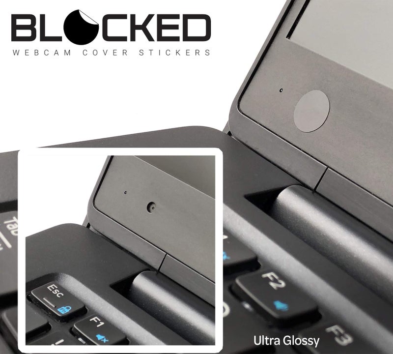 BLOCKED Stackable Webcam/Camera Vinyl Covers | 57 Low-Tack Reusable Webcam Sticker | 3-Sizes | Black 57-Pack (Ultra Glossy) - Image 5