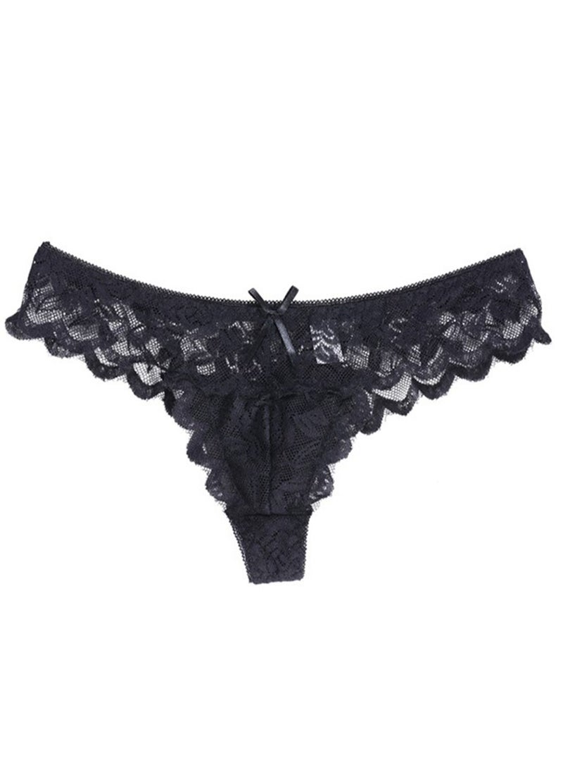 LEE - Lace Mix Materials thong Panty Set 6 Pieces - Image 1