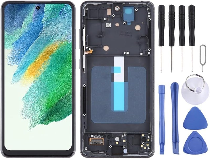 S21 FE LCD Display Touch Screen Digitizer Full Assembly with Tool - Image 3