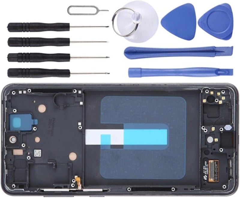 S21 FE LCD Display Touch Screen Digitizer Full Assembly with Tool - Image 1